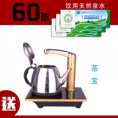 【泉水水票套餐4】60张天然泉水水票送茶宝1台