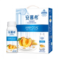 安慕希希腊风味酸奶黄桃燕麦（200g×10）