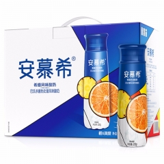 安慕希高端畅饮系列希腊风味酸奶 橙+凤梨（230g×10）