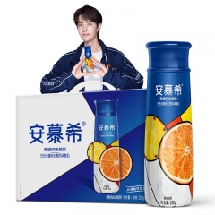安慕希高端畅饮系列希腊风味酸奶 橙+凤梨（230g×10瓶）