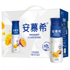 伊利安慕希希腊风味酸奶高端畅饮系列芒果百香果味（230g×10瓶）