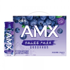 安慕希AMX蓝莓奶昔风味酸奶（230g×10瓶）